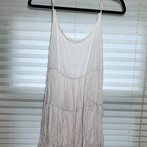 White backless dress